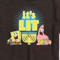 thumbnail image 2 of SpongeBob SquarePants - It's Lit Hanukkah Spongebob and Patrick - Men's Short Sleeve Graphic T-Shirt, 2 of 5
