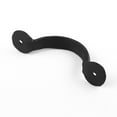 thumbnail image 6 of Renovators Supply 4 Door or Drawer Pull Black Wrought Iron Bean 3 3/4" x 11/16", 6 of 8