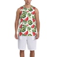 thumbnail image 6 of Rocae Watermelons for Men's Basketball Jersey Lightweight and Breathable Athletic Tank Top,Quick-Drying Sports Jersey Small, 6 of 9