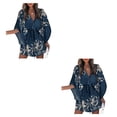thumbnail image 4 of Qarigey Vestidos con cordones para mujer para mujer Sexy Escote en V profundo Mangas acampanadas Mini vestido corto Fiesta Playa Vacaciones Type2 NO2, 4 of 6