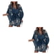 thumbnail image 4 of Vestido corto Minnieouse con cordones para Mujer Manga con Cuello en V Profundo, 4 of 6
