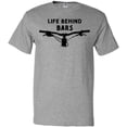 thumbnail image 3 of Inktastic Life Behind Bars Mountain Bike T-Shirt, 3 of 5