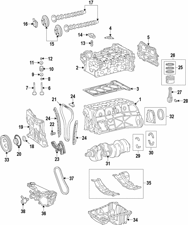 Genuine Oe Mercedes Benz Rocker Arms 276 050 14 00 Walmart Com
