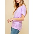 thumbnail image 4 of Made by Johnny Women's Dolman Drape Top with Side Shirring XL LILAC, 4 of 6