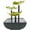Green, variant on Indoor Tabletop Water Fountain With LED Light Zen Meditation Waterfall (Gold),Gold