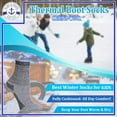 thumbnail image 5 of 6 Pairs of Women's Merino Wool Thermal Socks, Grays, #613-9-11-Gray, 5 of 7