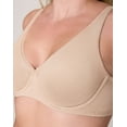 thumbnail image 4 of Bali Cotton Collection 2-Ply Underwire Bra Tropical Sands Heather 34DD, 4 of 5