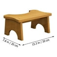 thumbnail image 5 of 1pc Household Footstool Stable Wooden Toilet Stool Home Children Step Stool, 5 of 5