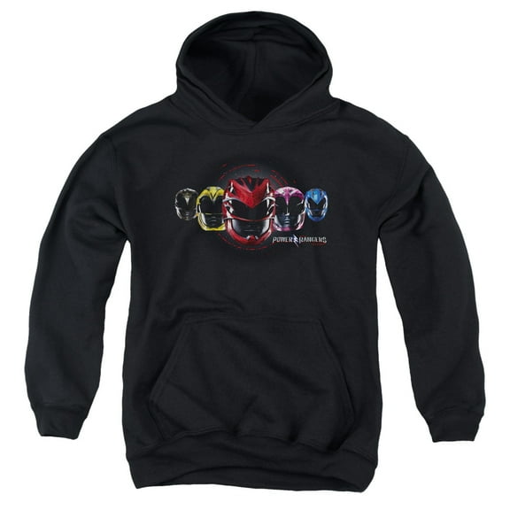 Power Rangers - Head Group - Youth Hooded Sweatshirt - X-Large