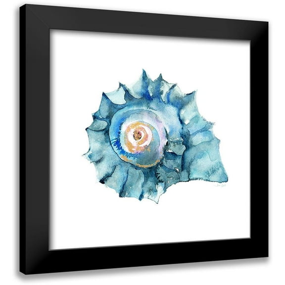 Jin, Jing 12x12 Black Modern Framed Museum Art Print Titled - Sea Glass Startfish