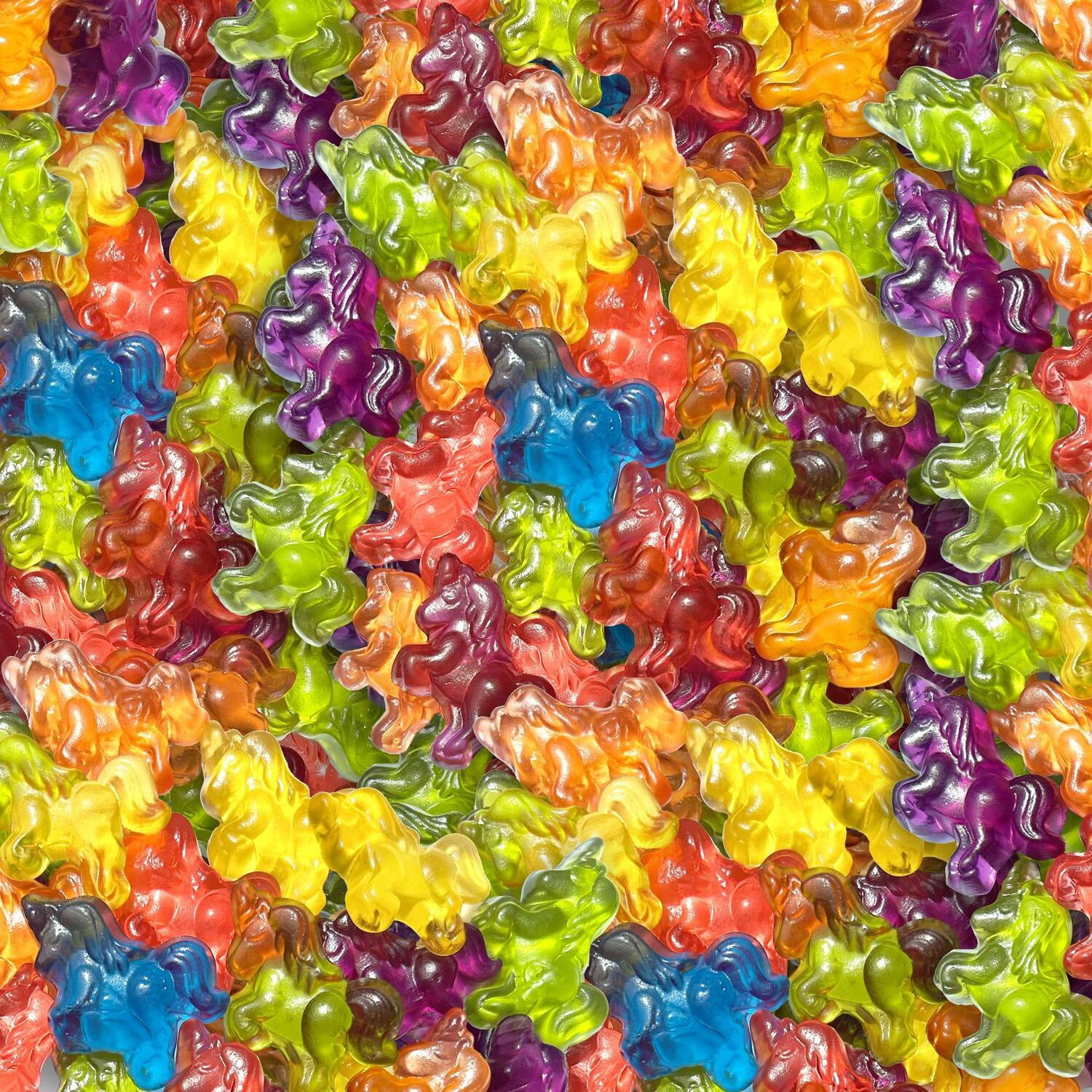 (5 pack) HARIBO Unicorn-i-licious Gummies Assorted Fruit Flavor Gummy Candy, 8 oz, Share Size Bag