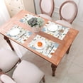 thumbnail image 6 of XMXY Woven Placemats Set of 4 PCS, Cartoon Forest Flower Animal Table Mats Washable Heat Resistant Placemats, 6 of 6