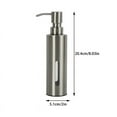 thumbnail image 5 of 2X 7Oz Pump Dispenser for Bathroom, Stainless Steel Dish Soap Dispenser for Kitchen, 5 of 7