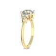 thumbnail image 4 of 2 Carat IGI Certified Pear Shape Lab Grown Diamond Engagement Ring | 14K Yellow Gold |Amore Side Stone Lab Diamond Ring | FG-VS1-VS2 Quality Friendly Diamonds, 4 of 5
