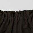 thumbnail image 7 of Comdrip Womens Shorts Casual! Womens Casual Elastic Waist Shorts High Waist Wide Leg Pleated Business Work Trouser Shorts without Pockets Dress Shorts for Women Brown L, 7 of 7