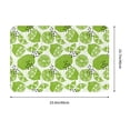 thumbnail image 3 of Goofa 16"x24" Inches Green Various Lemons Doormats for Outdoor Entrance - Non-Slip Welcome Mat, Heavy Duty Door Mats Outdoor, Spring Doormat, 3 of 9