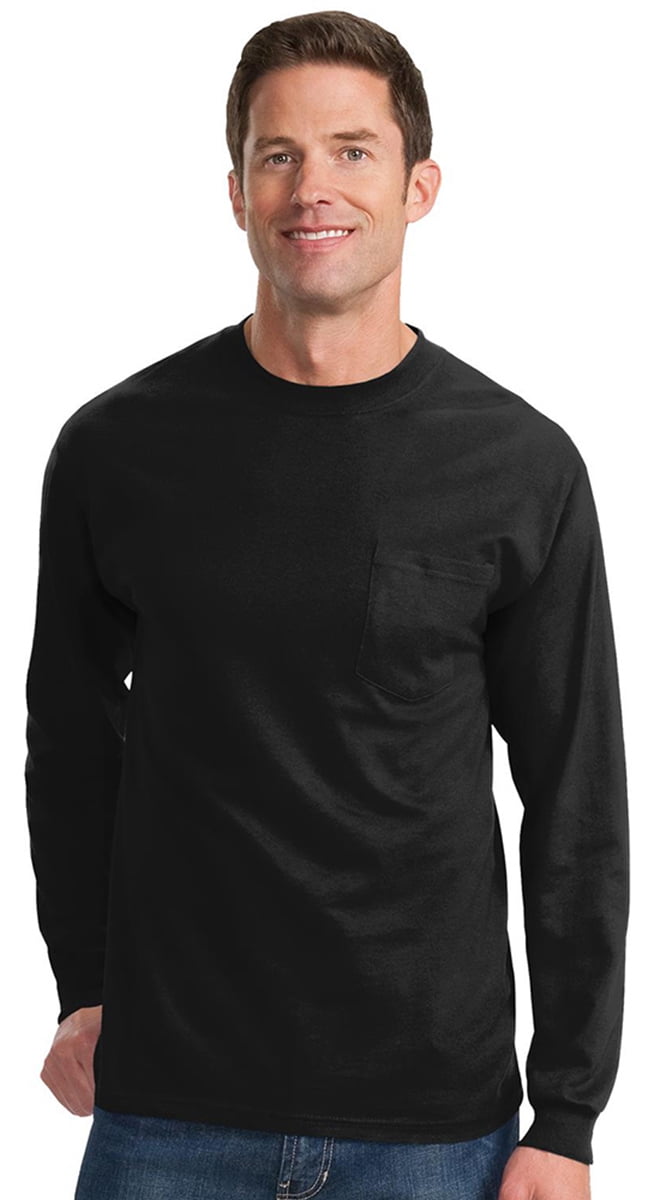 Tall Long Sleeve Pocket T-Shirt 