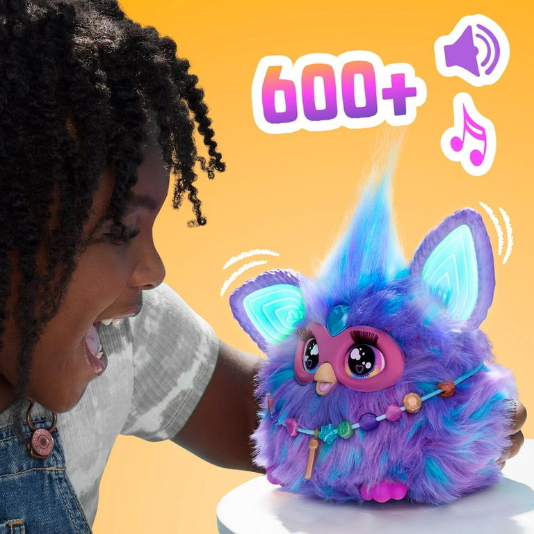 Furby Purple Plush Interactive Toys for 6 Year Old Girls & Boys