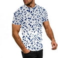 thumbnail image 4 of Sea la Camisa Ligera Divertido Camuflaje Impreso Cuello Redondo Vintage Camisas de Manga Corta para las Camisas de las Mujeres, 4 of 9