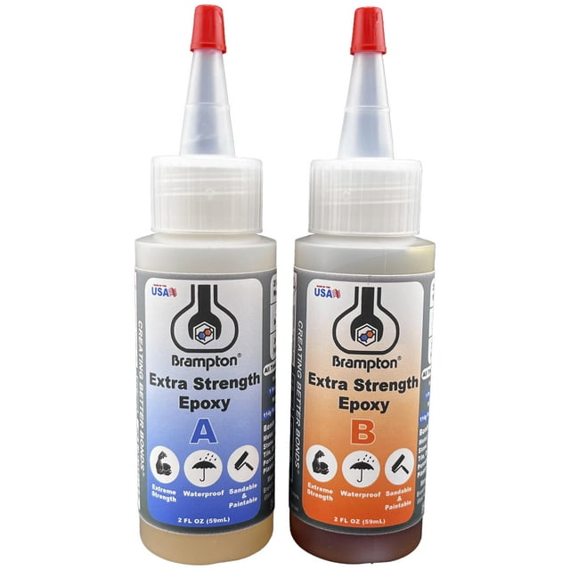 Kit de pegamento epóxico Brampton Extra Strength, 4 ml, resistente al agua