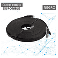 thumbnail image 3 of Cable Red Plano Categoría 6 Cat6 Rj45 Utp Ethernet 10 Metros Negro BLOOSOM, 3 of 4