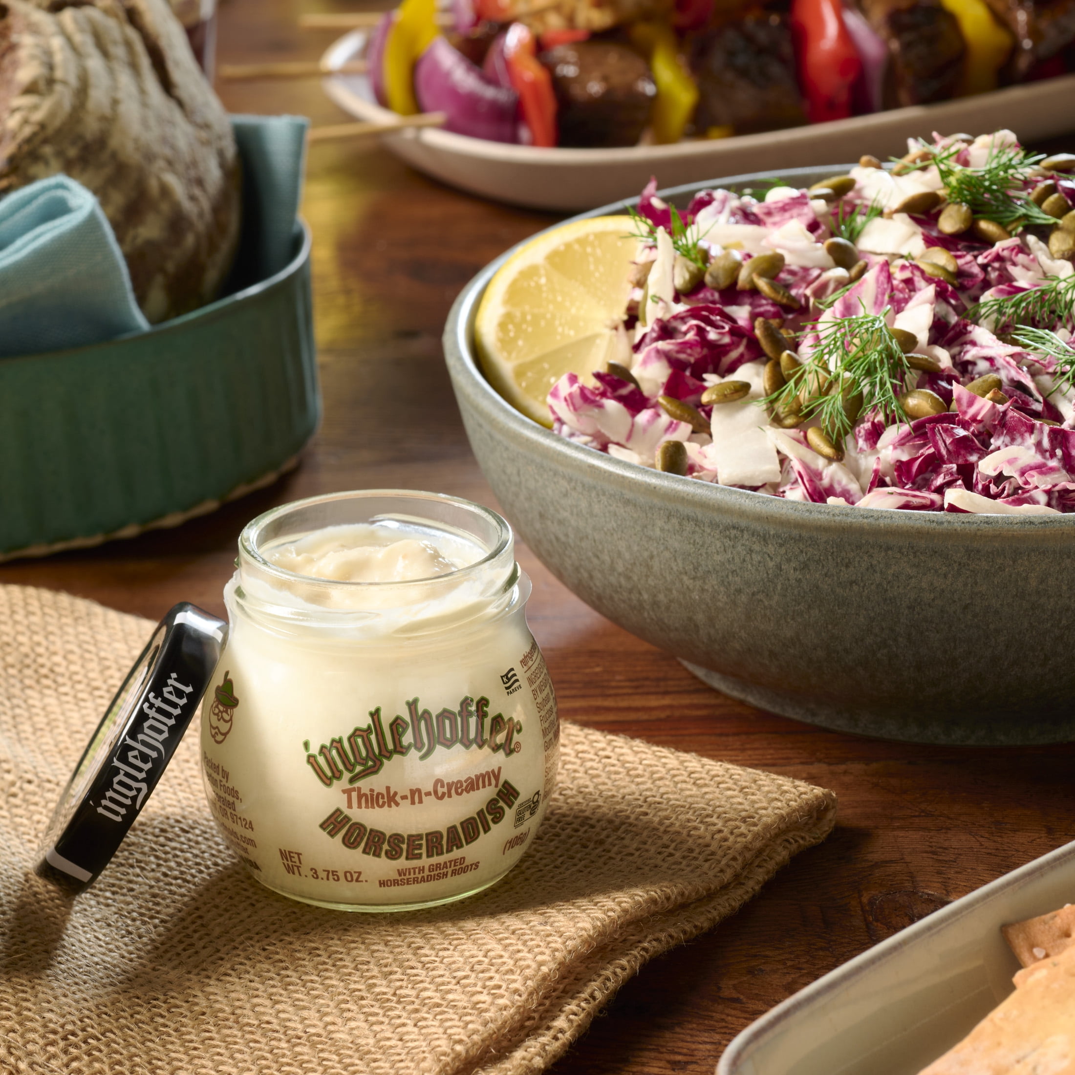(5 pack) Inglehoffer Cream Style Horseradish, 3.75 oz