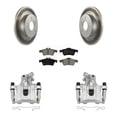 thumbnail image 1 of Transit Auto Rear Disc Brake Caliper Coated Rotors and Semi-Metallic Pads Kit for Car Volvo S40 C30 V50 C70 KCG-100310S, 1 of 11