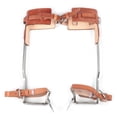 thumbnail image 2 of Climbing Spurs Tree Climbing Spike Gaffs Set Gear Safety Tool Stainless Steel Spikes Gaffs,4.72x4.72x16.93in,304 Stainless Steel + Cattle Hide, 2 of 12