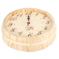 thumbnail image 1 of Clock,23cm Diameter Sauna Clock Wooden Clock Wall Clock High Capacity, 1 of 11