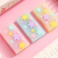 thumbnail image 5 of Random 3pcs 1 Set, Japanese Cartoon Star Style Macaron Color Square Eraser, 5 of 5