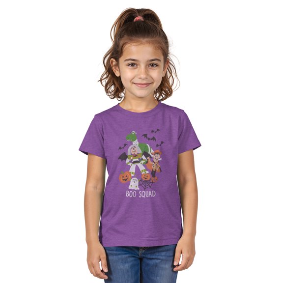 Girl's Toy Story Halloween Boo Squad Graphic Tee Purple Berry X Large