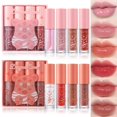 thumbnail image 1 of YIBABY Juego de brillo de labios teñido de 8 colores, aceite hidratante para brillo de labios, aceite para rellenar los labios, hidratante, transparente, aceite para el cuidado de los labios, brillo d, 1 of 5