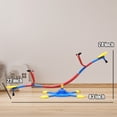 thumbnail image 4 of Platports Kids Outdoor Backyard Playground Seesaw: Swivels and Rotates 360 Degrees Teeter Totter at Home for Youth Junior Age 3 4 5 6 7 8, 4 of 7