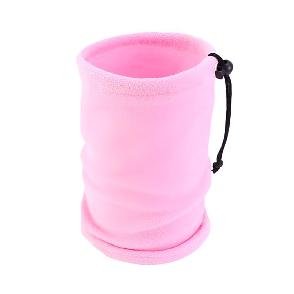 TELOLY Kids Neck Warmer Winter Fleece Neck Gaiter with Adjustable Rope Cycling Ski Tube Scarf Balaclava Windproof Face Covering for Boys and Girls Winter Sports