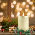 thumbnail image 4 of braveheart 6PCS Christmas Candle Rings Artificial Berries Tea Light Ring Holiday Table Decoration, 4 of 6