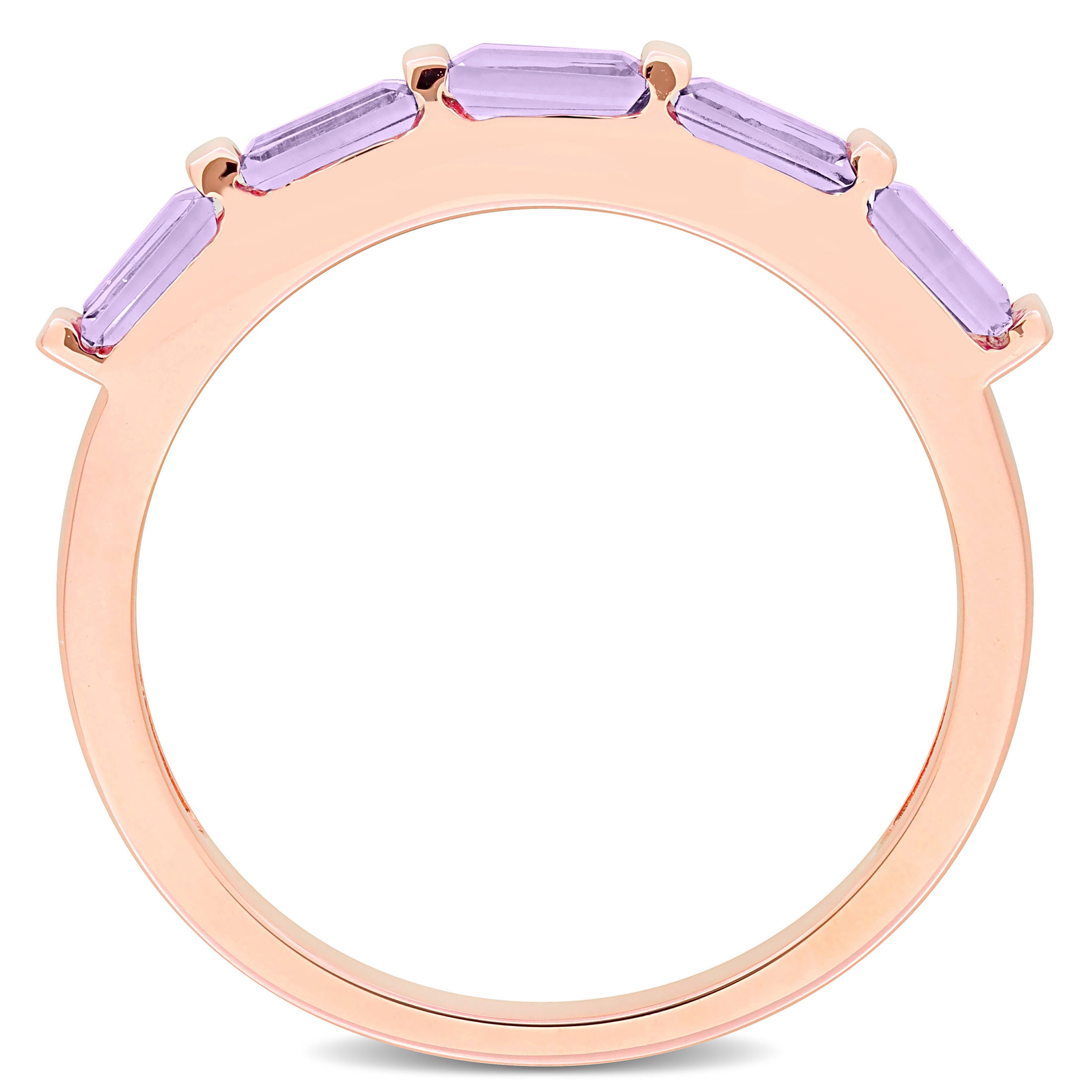 Everly Women's Amethyst 10k Rose Gold Ring