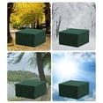 thumbnail image 3 of Housse de Mobilier de Jardin Imperméable et Anti-Neige 210D Verte, 3 of 6