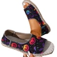 thumbnail image 6 of Willtoo Halloween Canvas Sneakers for Women Platform Low Top Shoes Tennis Classic Casual Slip on Shoes, 6 of 6
