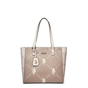 U.S. Polo Assn. Women's XL Signature Tote Bag Khaki