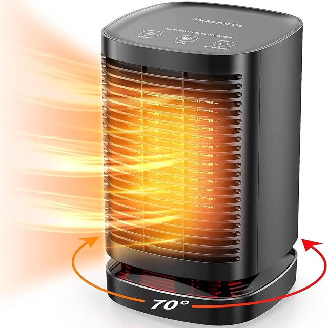 Calentador cerámico portátil BRILLAR con termostato PTC y 3 modos silencioso y eficiente