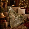 thumbnail image 3 of Medieval Couple in Forest Garden, Romantic Vintage Style for Fantasy Lovers, Floral Wedding Scene and Anniversary Gift, Cozy Flannel Blanket for Bedroom and Reading Nook, Home Decor, 3 of 9