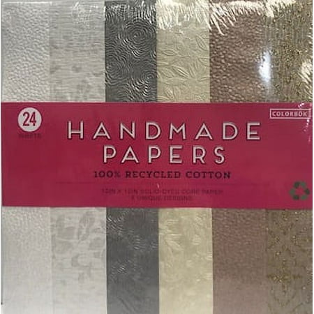 UPC: 0765468746142 | Colorbok Solid Multicolor Handmade Cardstock Paper Pad 12 X12 67 lb./100 gsm 24 Sheets