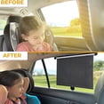 thumbnail image 5 of 2 Pack Car Window Roller Shades Retractable Side Window Shade Curtain with Suction Cup for Baby in Car Block Rays, 5 of 9