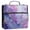 Pink and Blue Marble Texture, variant on Water-Resistant 3-Ring Binder Organizer with Multiple Pockets Zipper Binder Bag for Office Pastel Pink Marble Texture