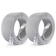 thumbnail image 1 of Maximm Cat 6 Ethernet Cable 40 ft (2-Pack) - High-Speed LAN Cable Internet Cable Patch Cable and Network Cable - UTP 10Gbps 550MHz Cat6 Cable- Gray, 1 of 5