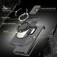 thumbnail image 3 of Case for Galaxy Z Fold 4,Military Grade [Built-in Kickstand] Magnetic Rotate Ring Holder Heavy Duty TPU+PC Drop Shockproof Protection Phone Case for Samsung Galaxy Z Fold 4 5G,2022 (Black), 3 of 10