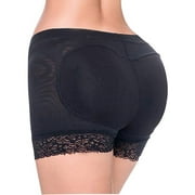 SAYFUT Womens Seamless Butt Lifter Panties Padded Removable Butt Pad Lace Panties Enhancer Underwear Shapewear