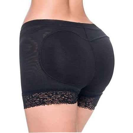 SAYFUT Womens Seamless Butt Lifter Panties Padded Removable Butt Pad Lace Panties Enhancer Underwear