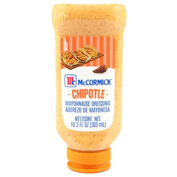 Pack of 4 McCormick Mayonnaise Dressing - Chipotle - 10.3 oz - Package may vary