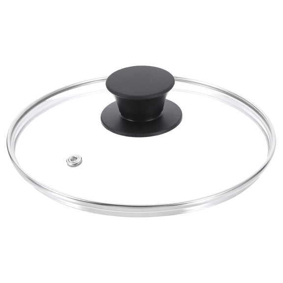 Uxcell 1 Pack Universal Lid for Pot Fit 7 Inch Cookware, Replacement Glass Pan Lids